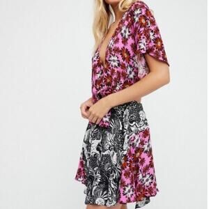Free People Dark Star XS Cutout Mini Dress
